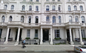 Prédio onde se encontra o escritório de Hans Ulrich Obrist em Londres.